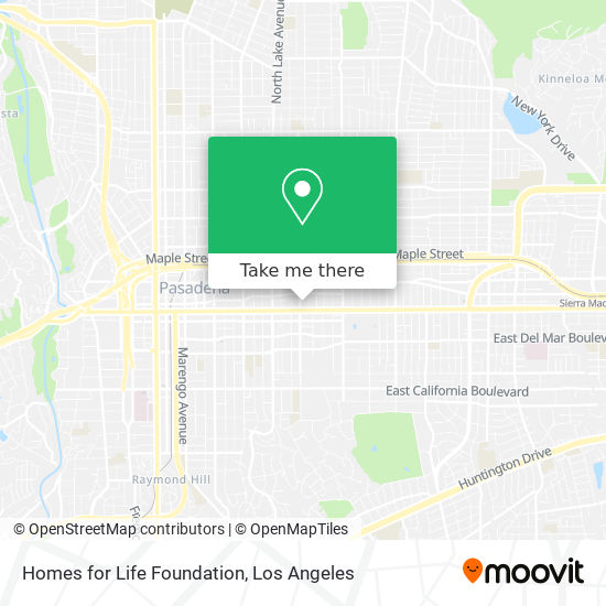 Homes for Life Foundation map