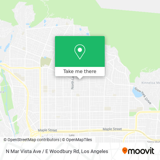 Mapa de N Mar Vista Ave / E Woodbury Rd