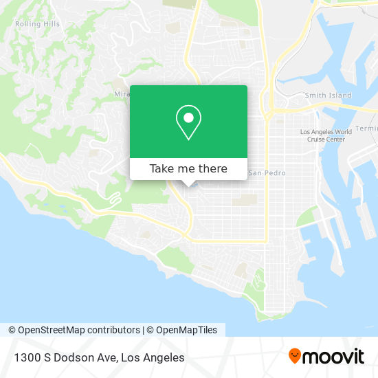 1300 S Dodson Ave map