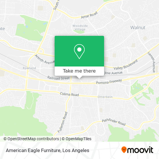 Mapa de American Eagle Furniture