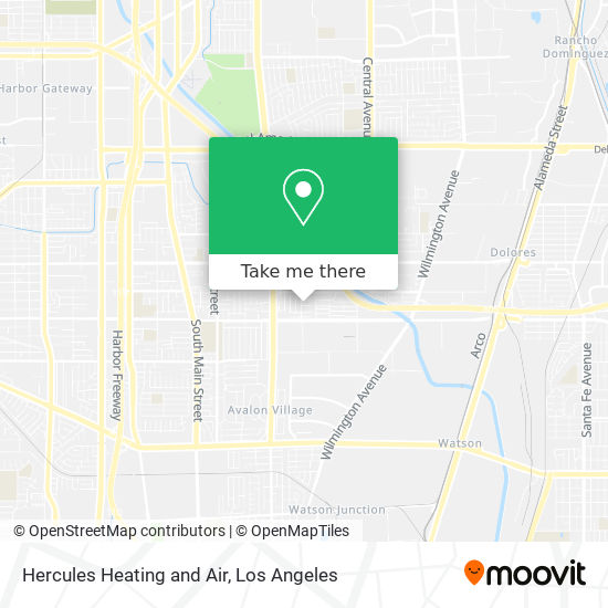 Hercules Heating and Air map