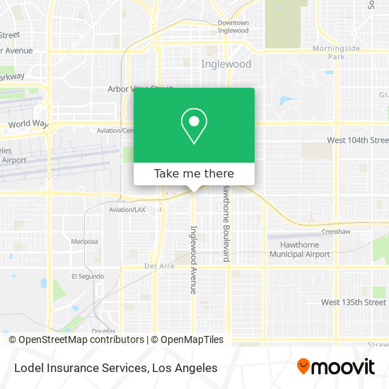 Lodel Insurance Services map
