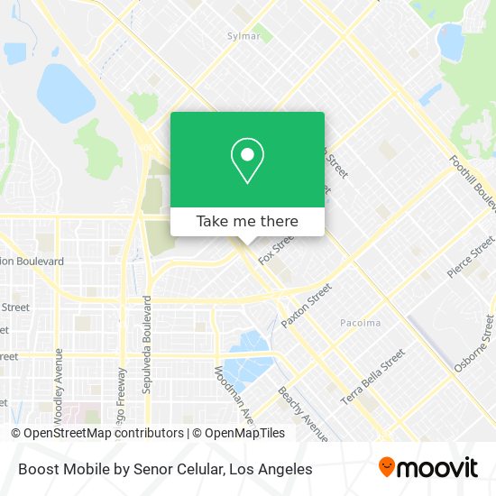 Mapa de Boost Mobile by Senor Celular