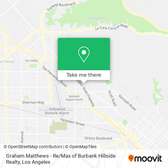Mapa de Graham Matthews - Re / Max of Burbank Hillside Realty