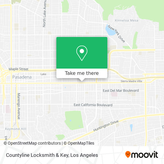 Countyline Locksmith & Key map