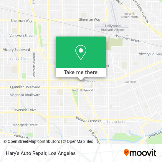 Hary's Auto Repair map