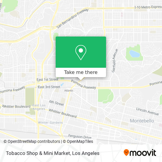 Tobacco Shop & Mini Market map