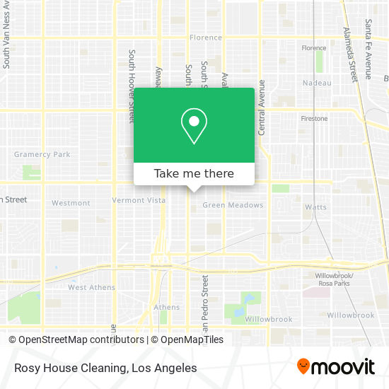 Rosy House Cleaning map