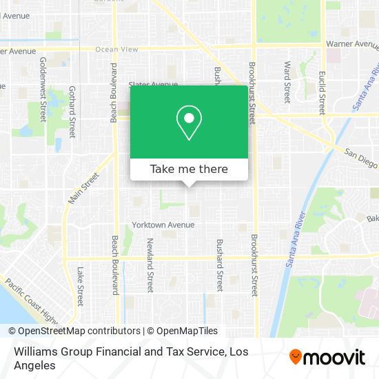 Williams Group Financial and Tax Service map