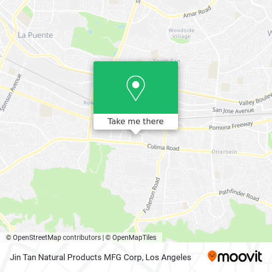 Mapa de Jin Tan Natural Products MFG Corp