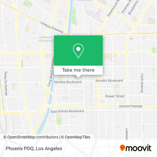 Phoenix PDQ map