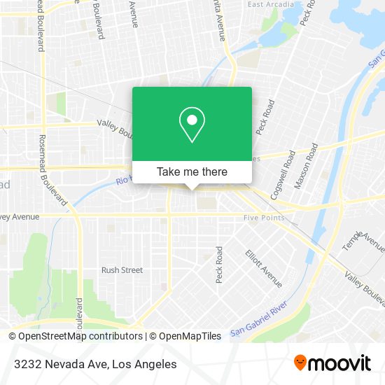 Mapa de 3232 Nevada Ave