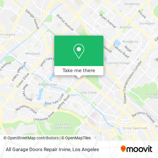 Mapa de All Garage Doors Repair Irvine