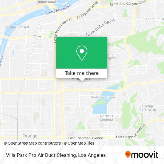 Mapa de Villa Park Pro Air Duct Cleaning