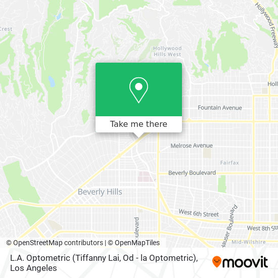 Mapa de L.A. Optometric (Tiffanny Lai, Od - la Optometric)