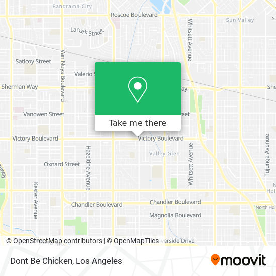 Mapa de Dont Be Chicken