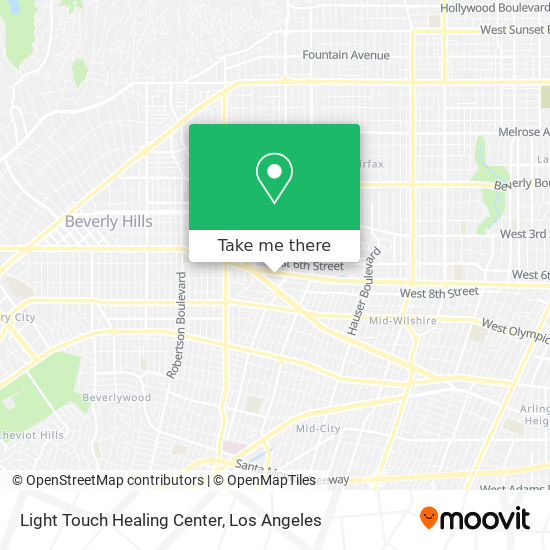 Mapa de Light Touch Healing Center