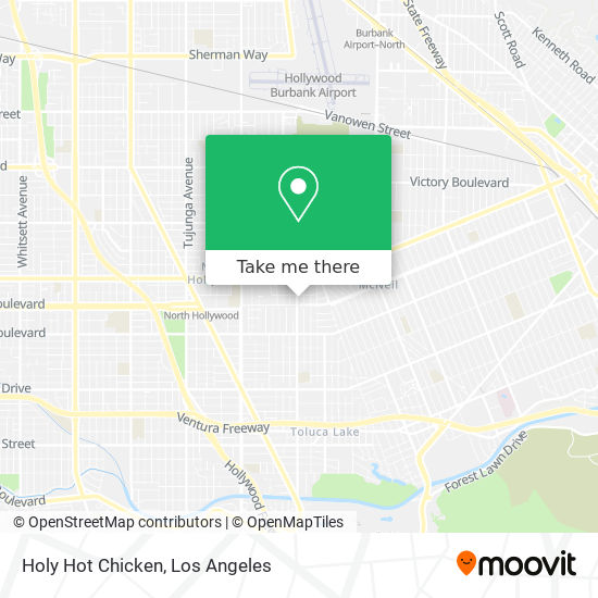 Holy Hot Chicken map
