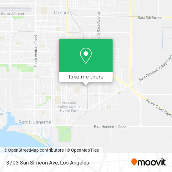 3703 San Simeon Ave map