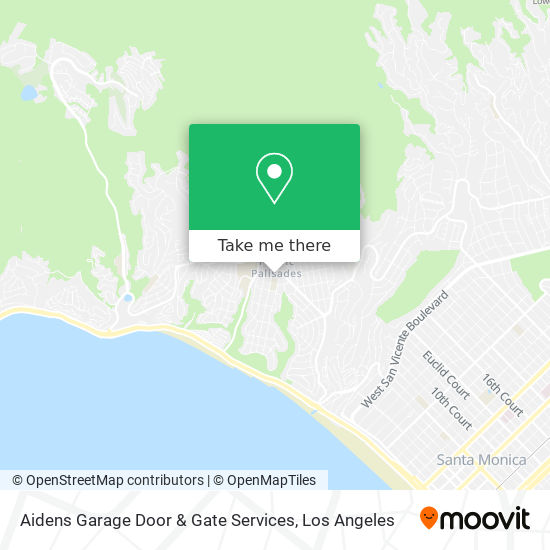 Aidens Garage Door & Gate Services map