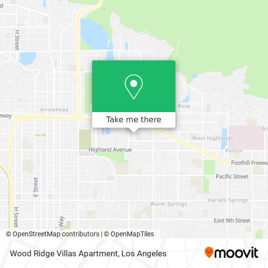 Mapa de Wood Ridge Villas Apartment