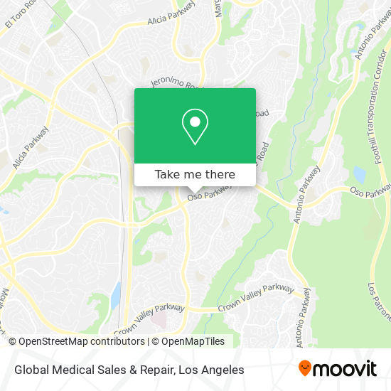 Mapa de Global Medical Sales & Repair