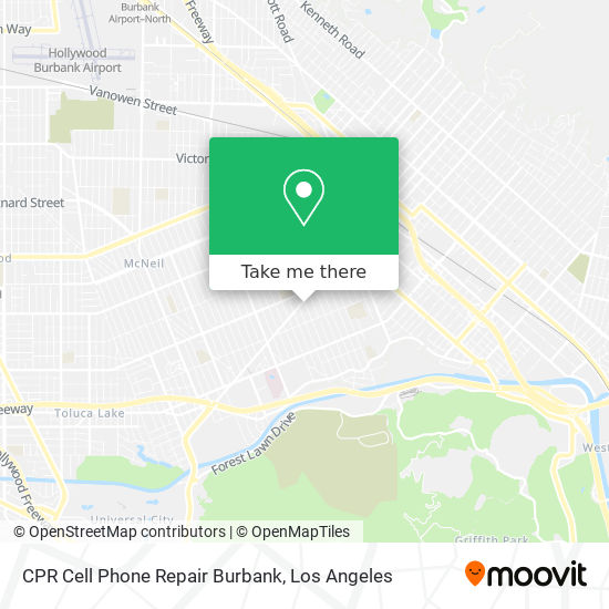 CPR Cell Phone Repair Burbank map