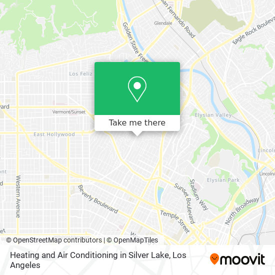 Mapa de Heating and Air Conditioning in Silver Lake