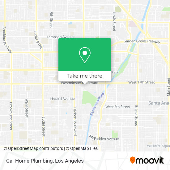 Cal-Home Plumbing map