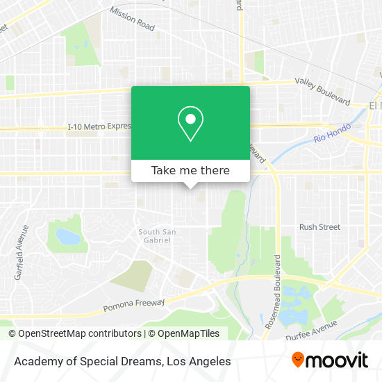 Academy of Special Dreams map