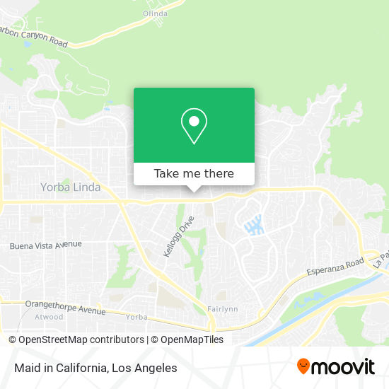 Maid in California map