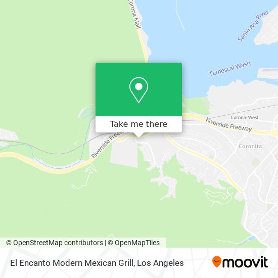 Mapa de El Encanto Modern Mexican Grill