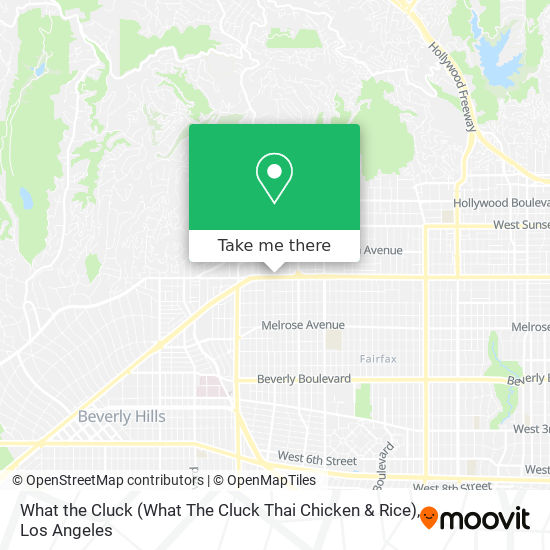 Mapa de What the Cluck (What The Cluck Thai Chicken & Rice)