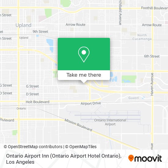 Ontario Airport Inn (Ontario Airport Hotel Ontario) map