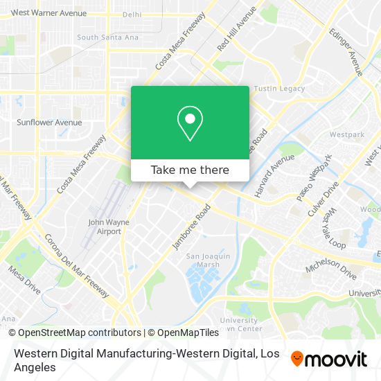 Mapa de Western Digital Manufacturing-Western Digital