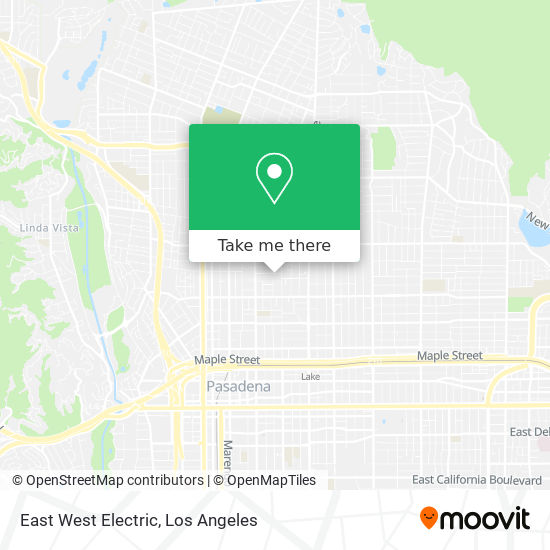 East West Electric map