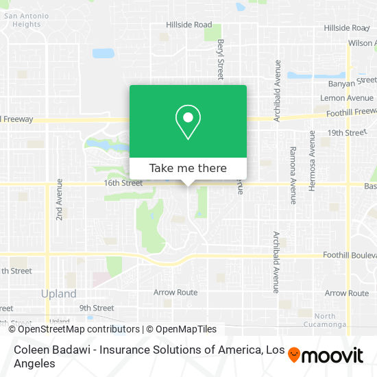 Coleen Badawi - Insurance Solutions of America map