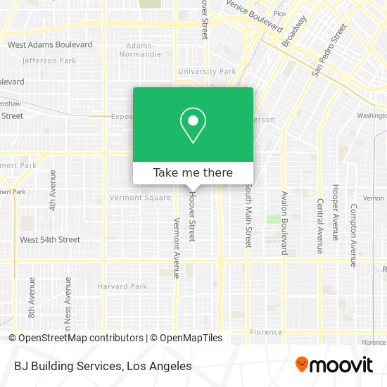 BJ Building Services map