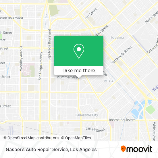 Mapa de Gasper's Auto Repair Service