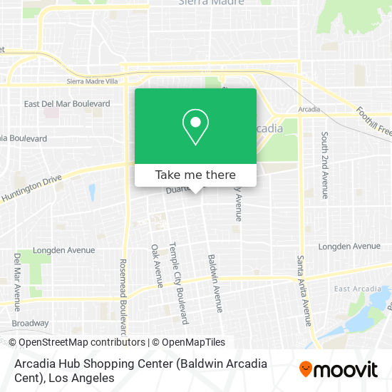 Arcadia Hub Shopping Center (Baldwin Arcadia Cent) map
