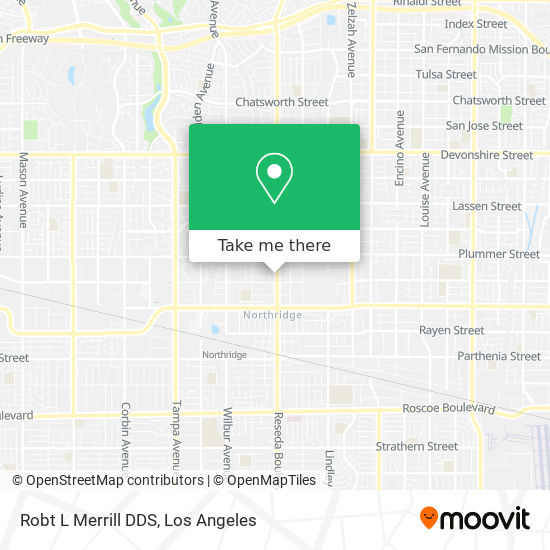 Robt L Merrill DDS map