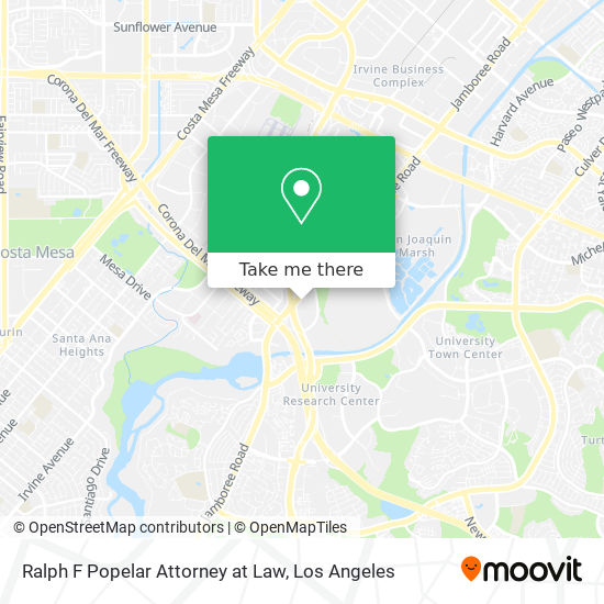 Mapa de Ralph F Popelar Attorney at Law