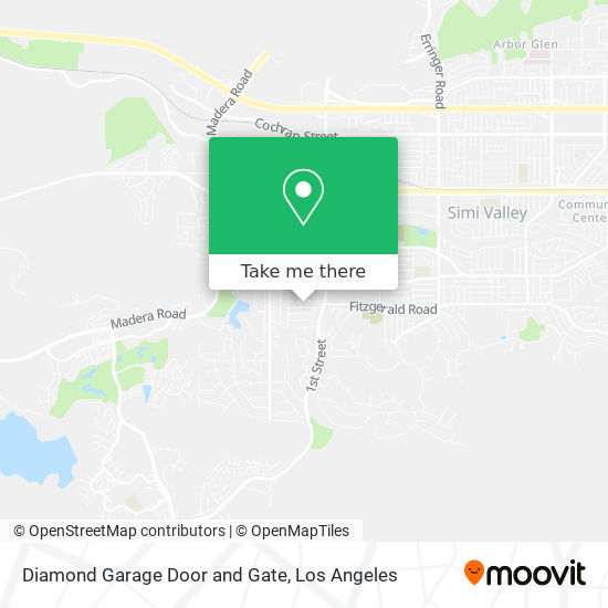 Diamond Garage Door and Gate map