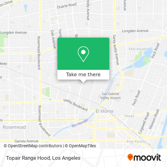 Topair Range Hood map