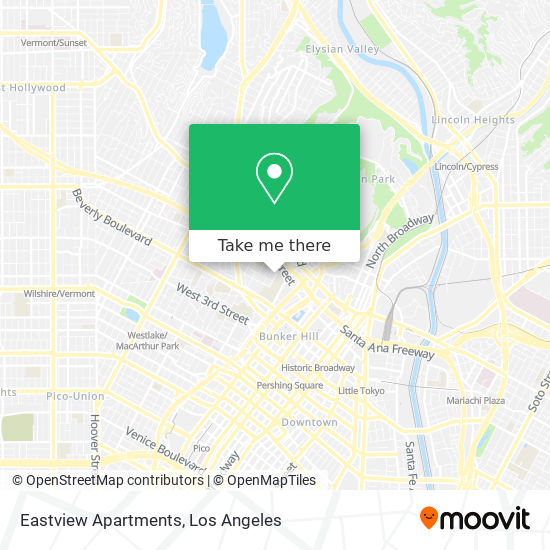 Mapa de Eastview Apartments