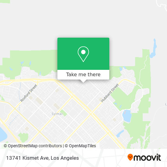 Mapa de 13741 Kismet Ave