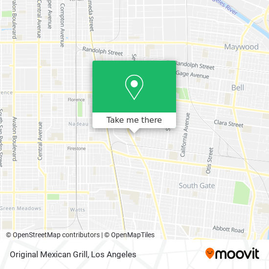 Mapa de Original Mexican Grill