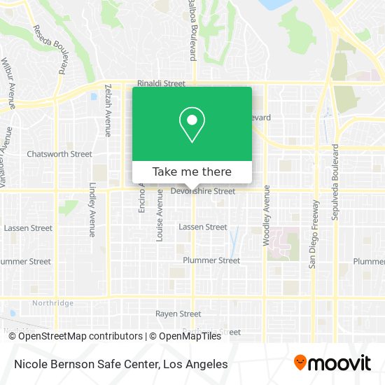 Nicole Bernson Safe Center map