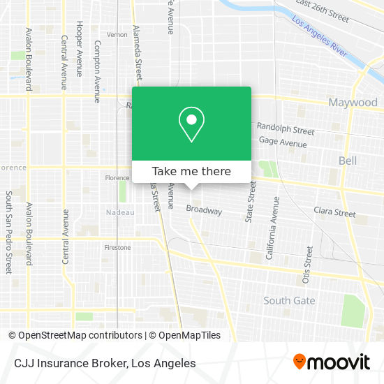 CJJ Insurance Broker map