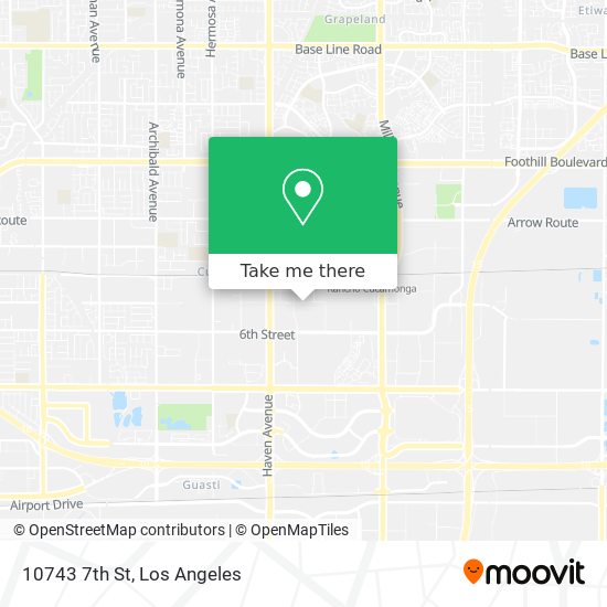 Mapa de 10743 7th St